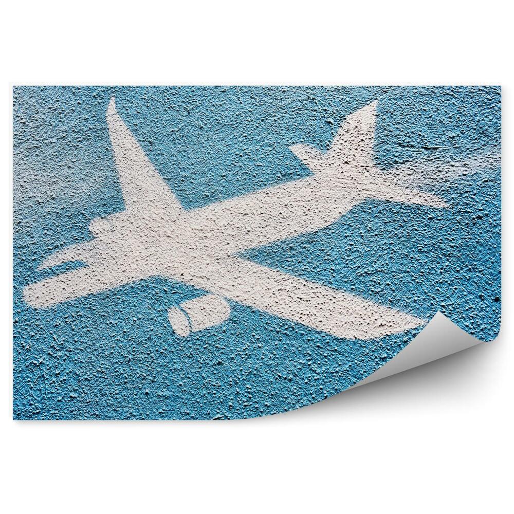 Samolepící fototapeta Graffiti letadlo