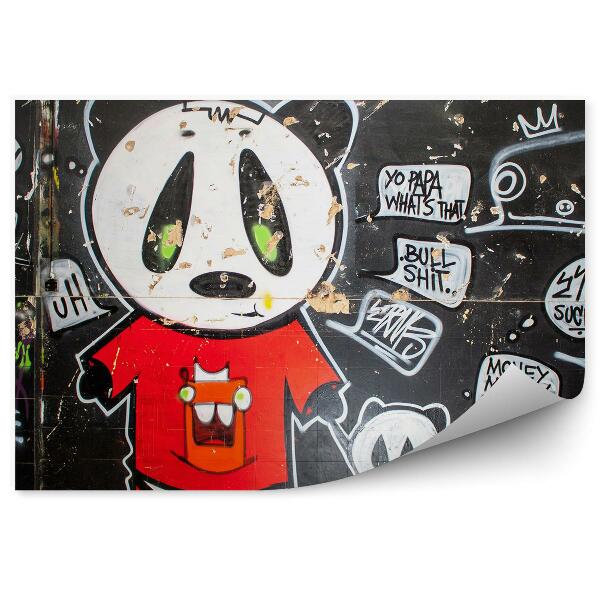 Fototapeta na zeď Graffiti nápis panda