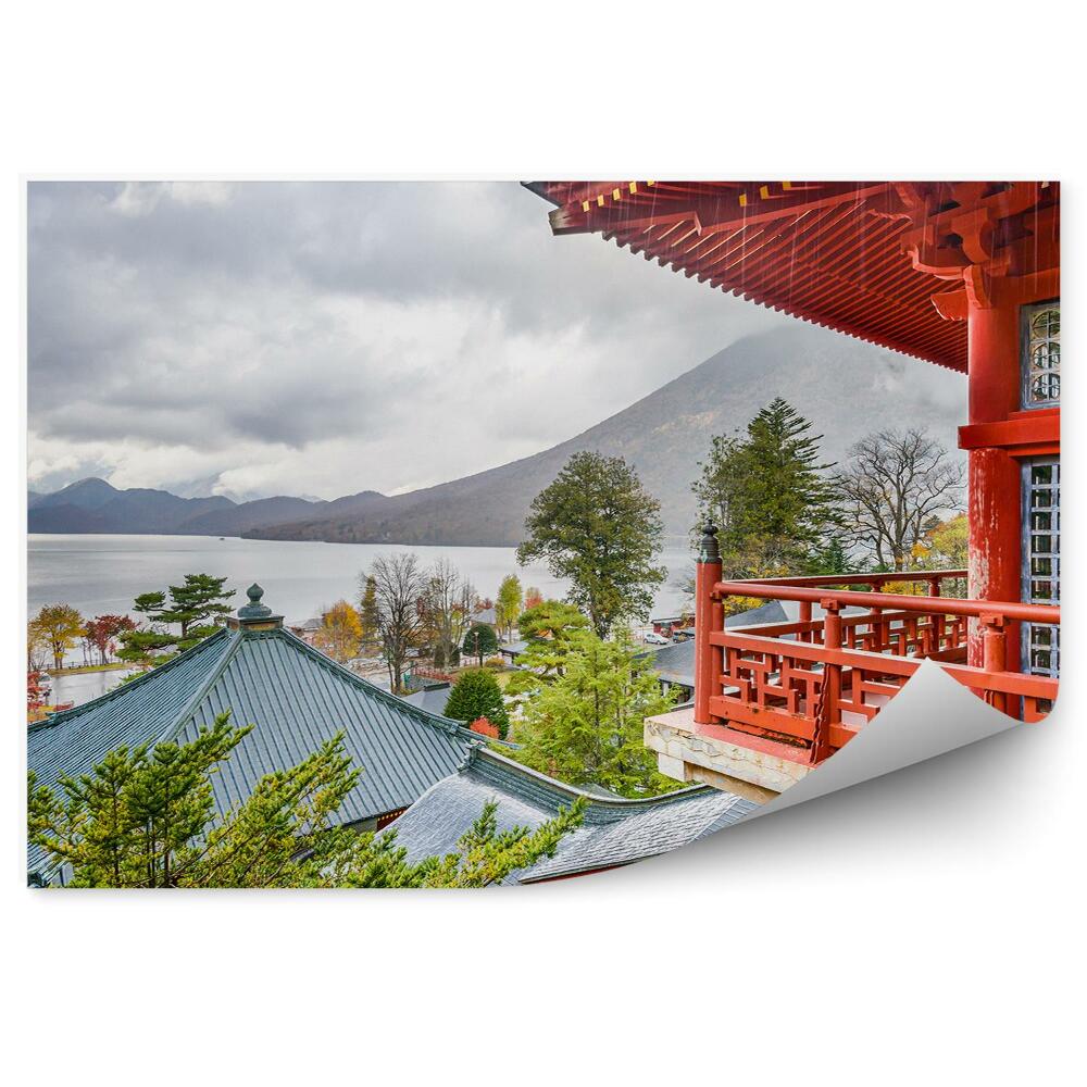 Fototapeta Nikko voda budovy architektura hory Japonsko