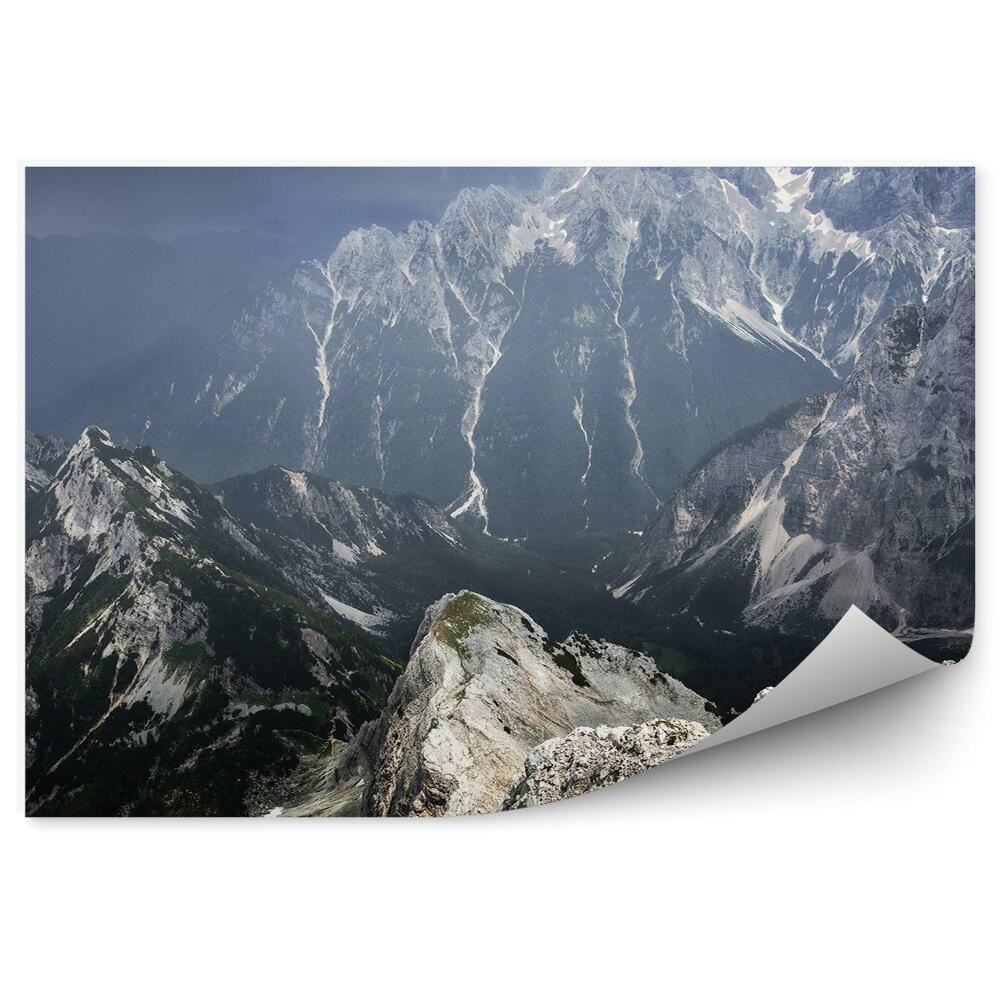 Fototapeta Bouře Julské Alpy hory