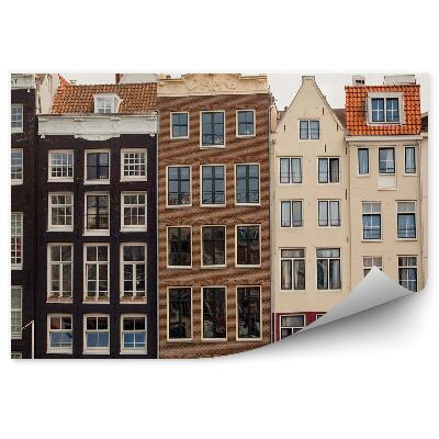 Fototapeta na zeď Zakřivené fasády budov Benátský kanál