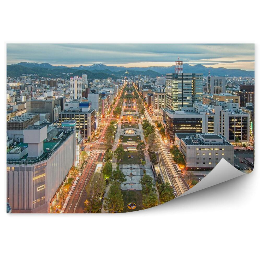 Samolepící fototapeta Sapporo Japonsko architektura budov