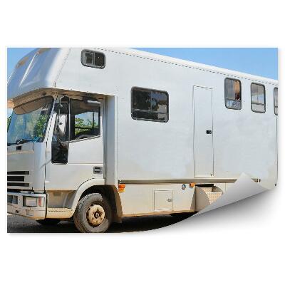 Samolepící fototapeta Kočár tažený koňmi