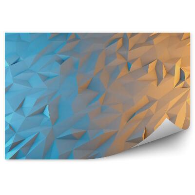 Fototapeta 3D trojúhelníky na pozadí