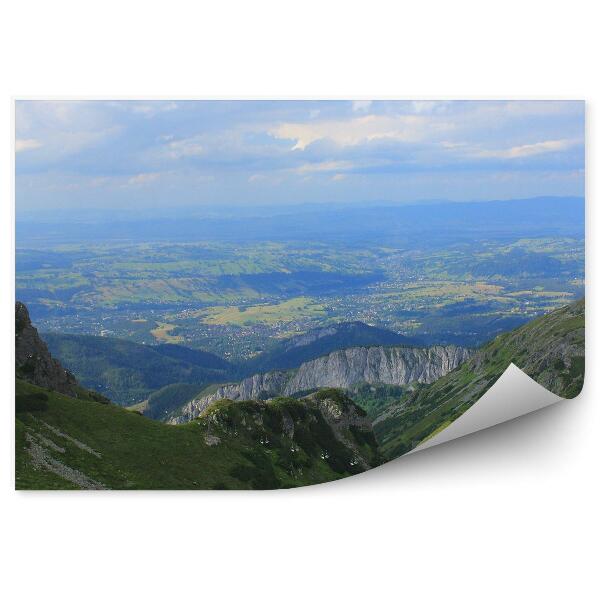 Fototapeta na zeď Pohled Kasprowy Wierch Tatry nebe mraky