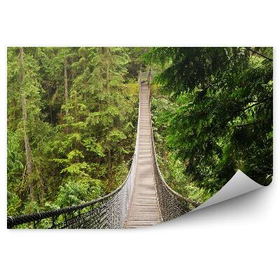 Samolepící fototapeta Molo jachta jezero mraky západ slunce