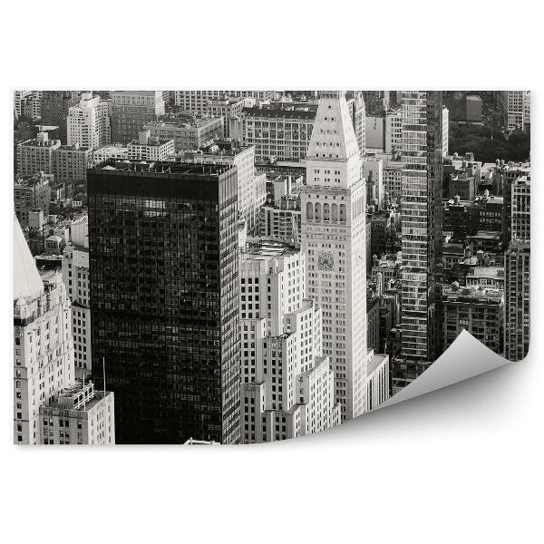 Fototapeta Černobílé město New York architektura