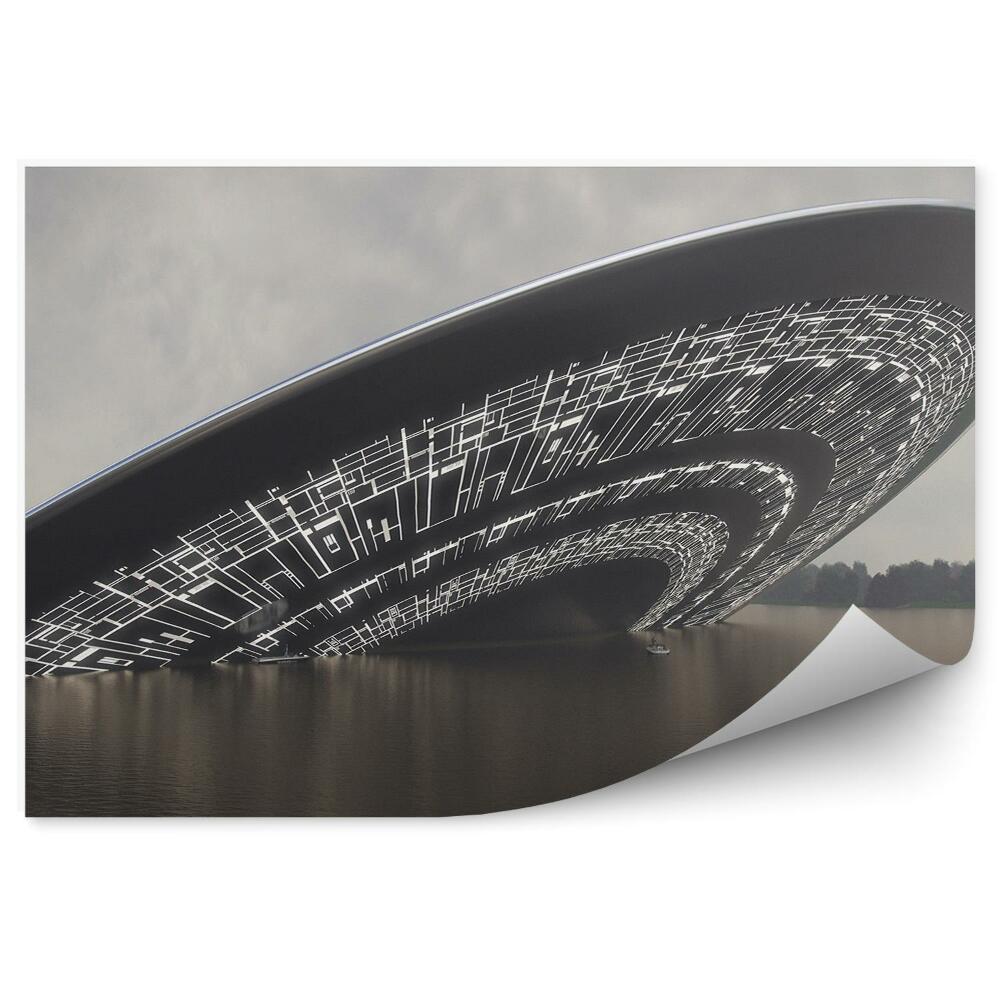 Fototapeta Ufo 3D kosmická loď světlo nebe