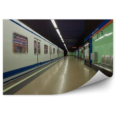 Fototapeta Madrid metro vlaková stanice doprava