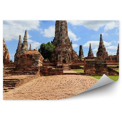 Samolepící fototapeta Starověký chrám kultura cihlová dlažba