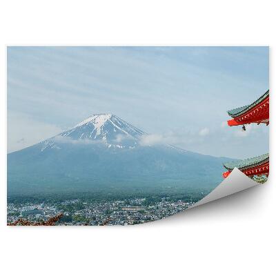 Fototapeta Mount Fuji panorama města kultura budovy