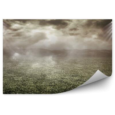 Samolepící fototapeta Louka v mlze