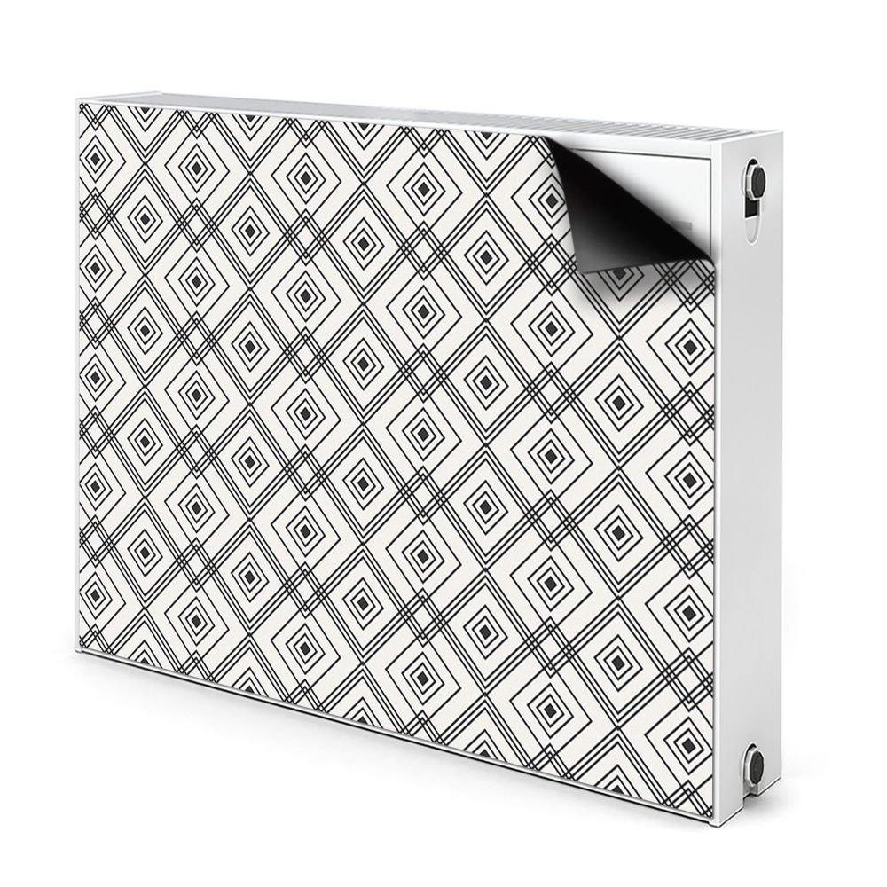 Magnetický kryt na radiátor Geometrická iluze