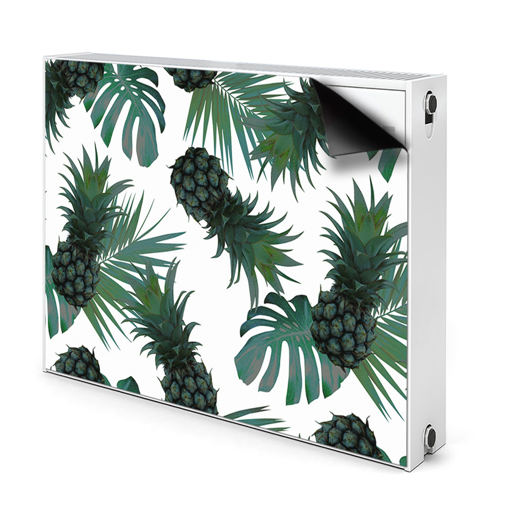 Dekorativní magnet na radiátor Zelené ananasy