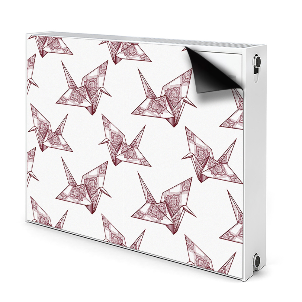 Dekorativní magnet na radiátor Ptáci origami