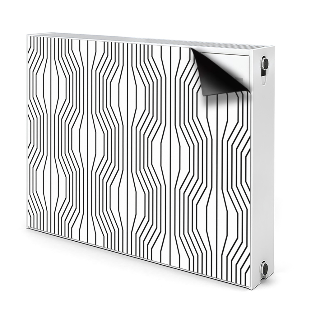Magnetický kryt na radiátor Geometrická iluze