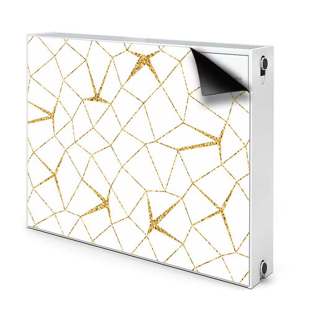 Dekorativní magnet na radiátor Zlatá mozaika
