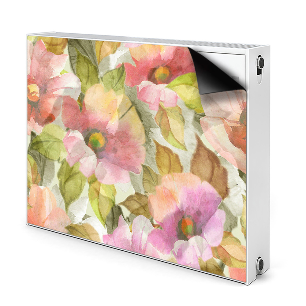 Dekorativní magnet na radiátor Malované květiny
