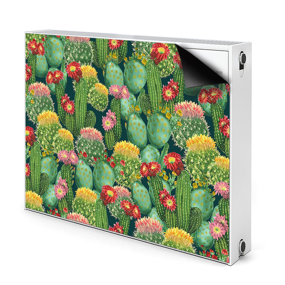 Dekorativní magnet na radiátor Kvetoucí kaktusy