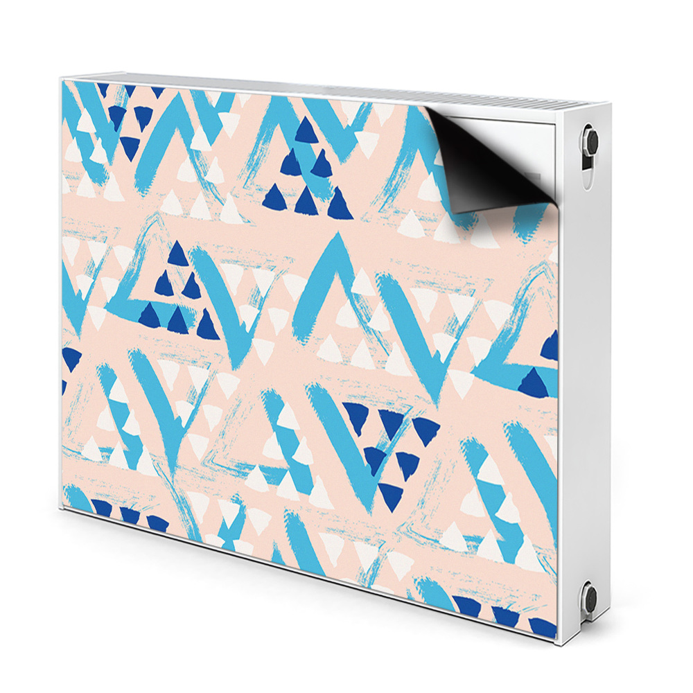 Dekorativní magnet na radiátor Vzor trojúhelníků