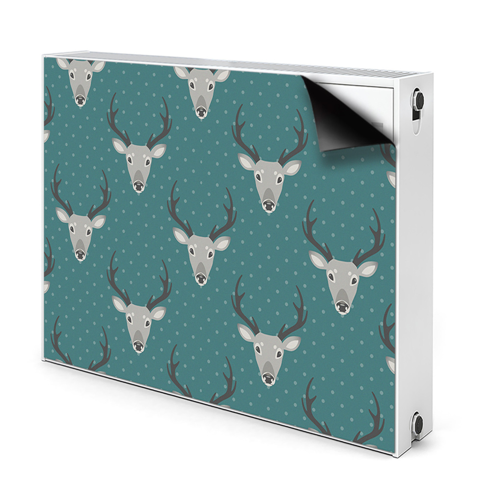 Dekorativní magnet na radiátor Šedý jelen