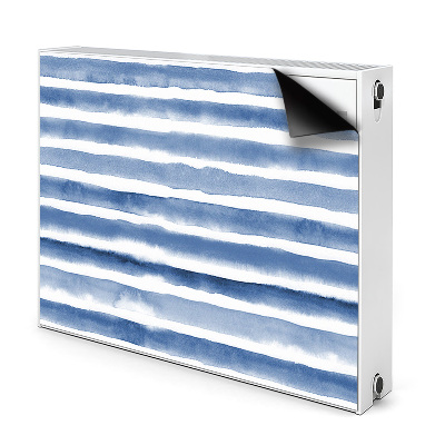 Dekorativní magnet na radiátor Akvarelové pruhy