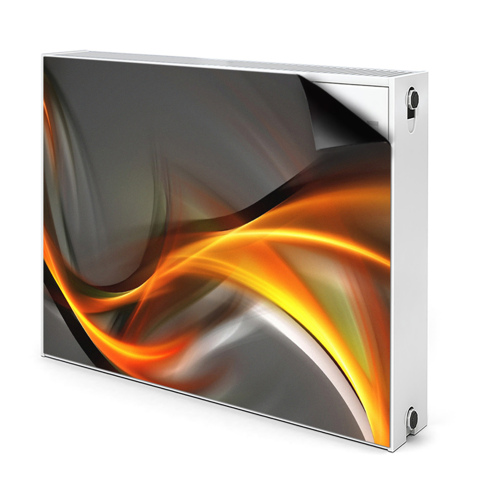 Magnet na radiátor Oranžová abstrakce
