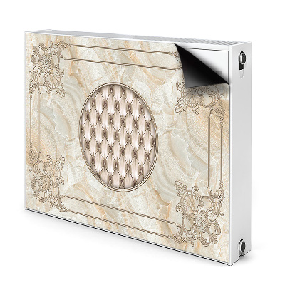 Dekorativní magnet na radiátor Elegantní mramorový vzor