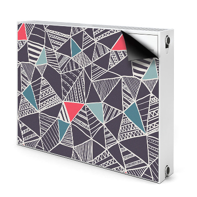 Dekorativní magnet na radiátor Vzor čmáranice