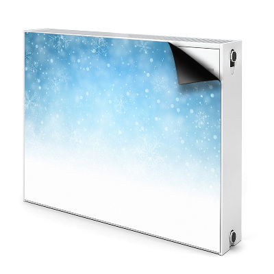 Magnet na radiátor Zimní vzor sněhové vločky