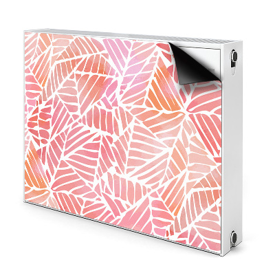 Magnetický kryt na radiátor Zelené ananasy