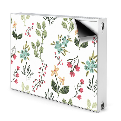 Magnetický kryt na radiátor Bobule a květiny