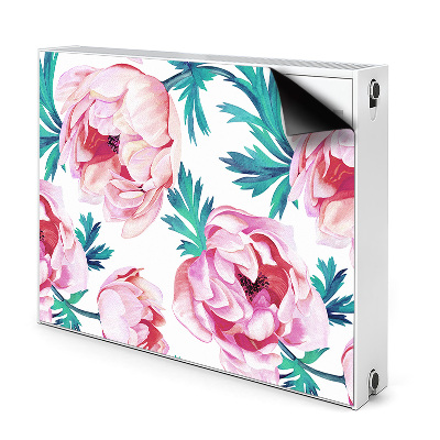 Dekorativní magnet na radiátor Mák květ