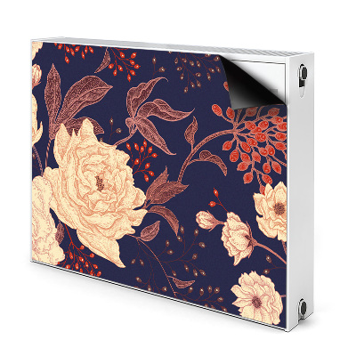 Dekorativní magnet na radiátor Růže s jeřábem