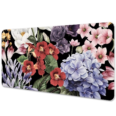 Podložka na pracovní stůl Vzor s květy pivoněk