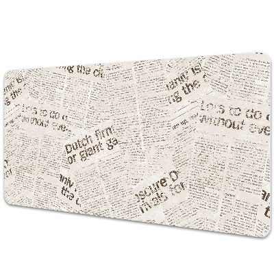 Velká podložka na stůl Staré noviny