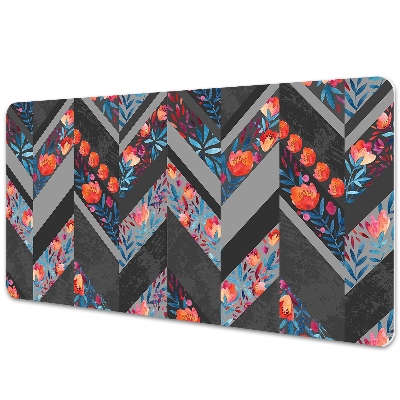 Psací podložka na stůl Geometrické květiny