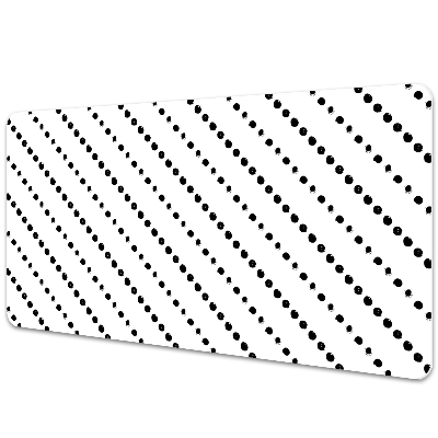 Ochranná podložka na stůl Tečky diagonální čáry