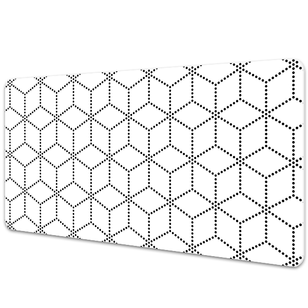 Transparentní podložka na stůl Geometrické kostky