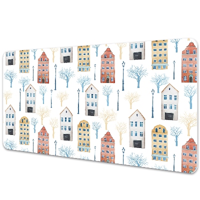 Psací podložka na stůl Architektura s budovami