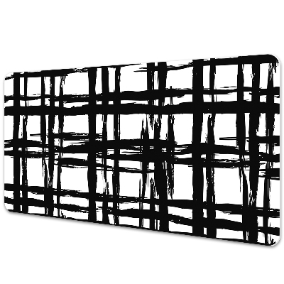 Velká podložka na stůl Geometrický károvaný vzor