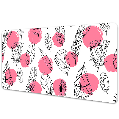 Velká podložka na stůl Kreslené peří