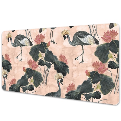 Transparentní podložka na stůl Asijští jeřábi