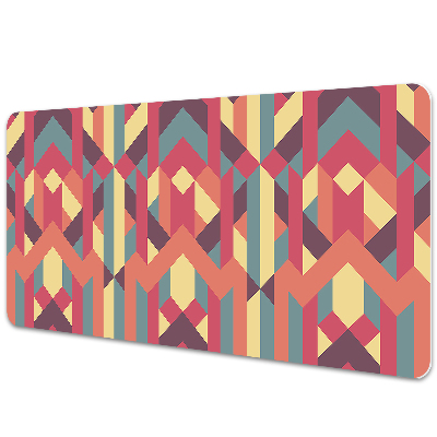 Podložka na psací stůl Barevné geometrické linie