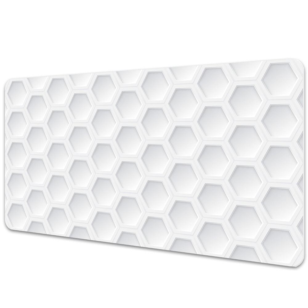 Transparentní podložka na stůl Trojrozměrné šestiúhelníky