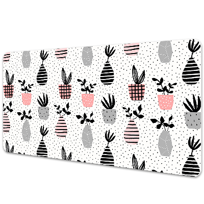 Transparentní podložka na stůl Květináče