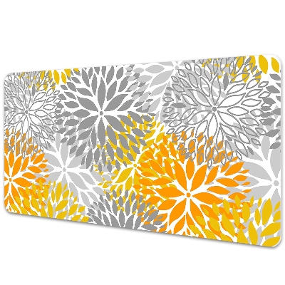 Transparentní podložka na stůl Květy chryzantém