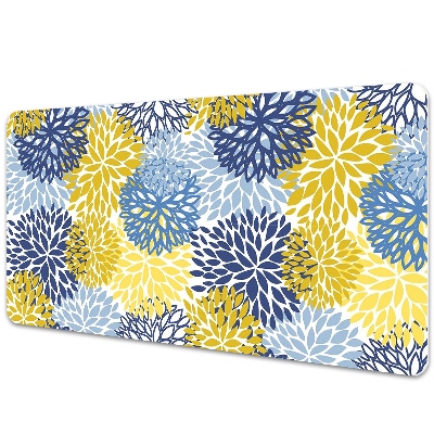 Transparentní podložka na stůl Květy chryzantémy