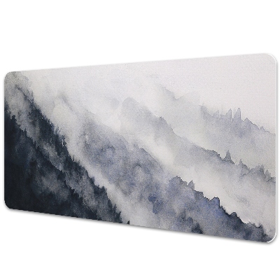 Podložka na pracovní stůl Horská krajina v mlze