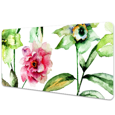 Transparentní podložka na stůl Jarní flóra